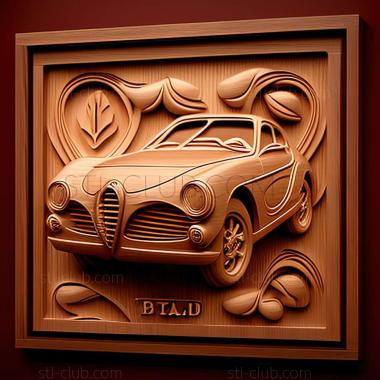 3D мадэль Alfa Romeo Giulietta 1954 (STL)